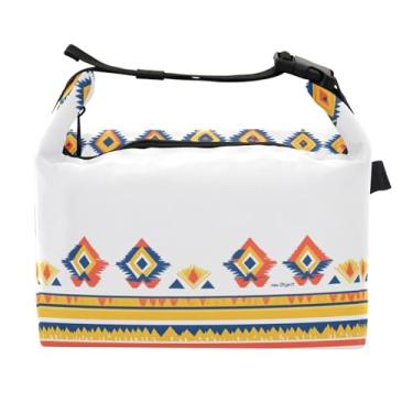 Imagem de STAYTOP Lancheira estilo asteca com fivela de alça, lancheira isolada para meninos e meninas, lancheira térmica para trabalho escolar