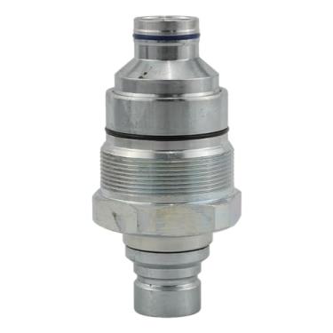 Imagem de JEENDA Acoplador rápido hidráulico de rosto plano 7246799 AT406474 compatível com John Deere 318E 319E 320E 323E Bobcat 753 763 773 863 864 883 A220 A300 A770 S130 50 S1 60 T140 T180 T190