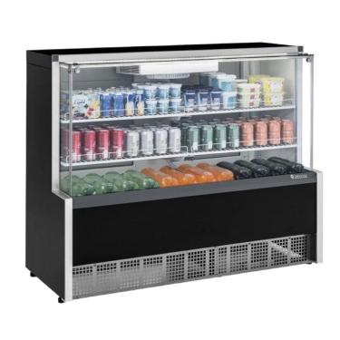 Imagem de Expositor Refrigerada Aurora Ar Forçado Gpfa-140r Preto 220V - Gelopar