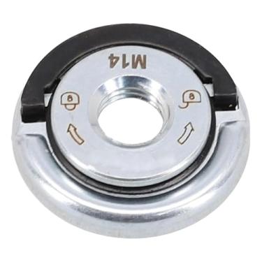 Imagem de WeiLaiKeQi Placa de pressão autotravante M14 com flange e porca, mandril de potência de 45 mm, fácil de instalar, rosca M14 robusta, acessório para discos de
