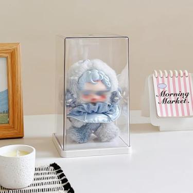 Imagem de Caixa de armazenamento de acrílico transparente à prova de poeira para miniaturas colecionáveis e brinquedos (18 x 11 x 9 cm)