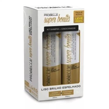 Imagem de Shampoo Condicionador Liso Brilho Espelhado Probelle 500ml