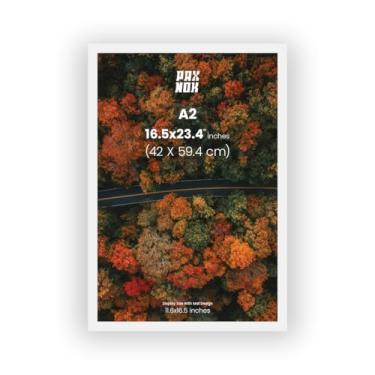 Imagem de PAXNOK Moldura de pôster A2 MDF branca