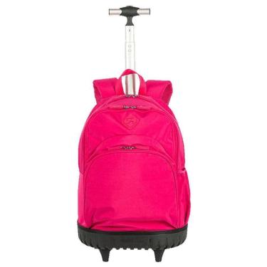 Imagem de Mochila Sestini Com Rodinhas Rollingg Crinkle 2 Rosa Pink