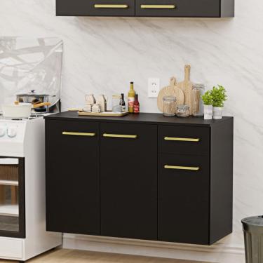 Imagem de Balcão Auxiliar Modulado 15mm Bancada Cozinha Compacta