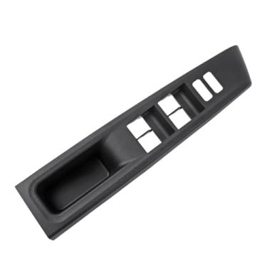 Imagem de KACEPAR Acabamento do bisel do interruptor da janela frontal, painel superior do apoio de braço do carro, 7423252550C0, 7423152650C0 compatível com Toyota Yaris 2012-2014, 1 peça (dianteiro esquerdo)