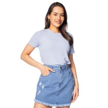 Imagem de Blusa Feminina Biamar Canelada Verde Claro-Feminino