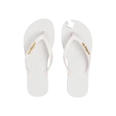 Imagem de Chinelo Feminino Petite Jolie Glitter Branco - PJ7298-Feminino