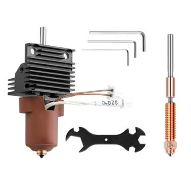 Imagem de Kit hotend para impressora 3D, compatível com Creality K1C/K1 Max, bloco de aquecimento cerâmico de troca rápida com bicos de 0,4/0,6/0,8 mm(Package 2)