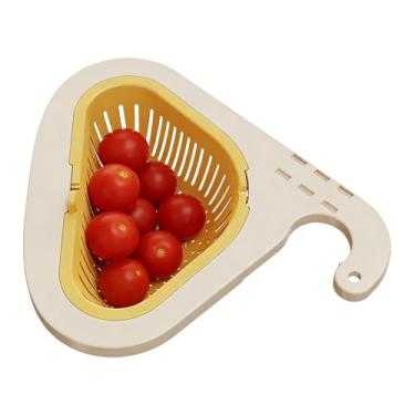 Imagem de Cesta de drenagem para pia de cozinha - coletor de alimentos de canto - Coador de pia coletor de sucata de alimentos | para frutas, legumes, preparação de esponja, bar, lavar pratos, cozinha doméstica