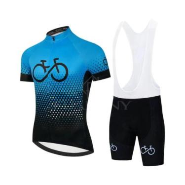 Imagem de Conjunto De Camiseta De Ciclismo Masculina Para O Verão, Roupas De Tre