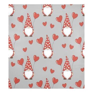 Imagem de Blueangle Valentine Gnomos Capa de ímã de lava-louças, decoração de capa frontal de lava-louças, adesivos de eletrodomésticos, adesivos de eletrodomésticos, 58 cm C x 66 cm adesivo magnético