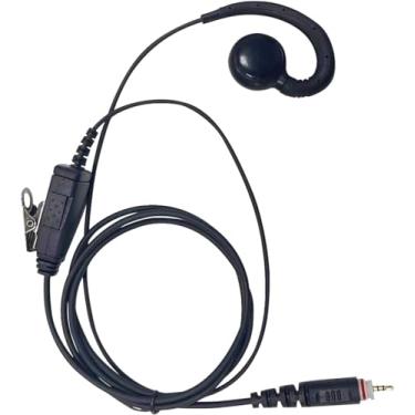 Imagem de JUYODE Fone de ouvido C-Swivel walkie talkie com microfone para rádio clp1010e clp1040e clp1060e clp1080e (10)