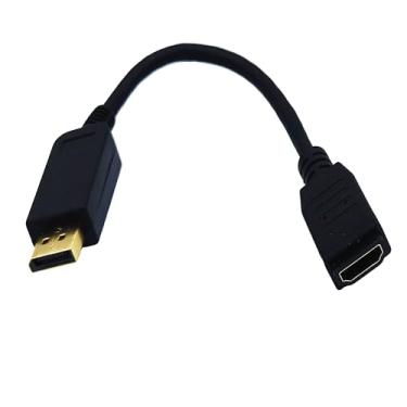Imagem de Sanoolir Adaptador DisplayPort ativo para HDMI, conversor unidirecional DP 1.2 para HDMI 2.0 4K @60Hz (3840 x 2160) (macho para fêmea),