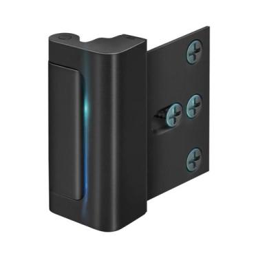 Imagem de Trava De Segurança Reforçada Para Porta De Entrada Branca E Preta, Seg