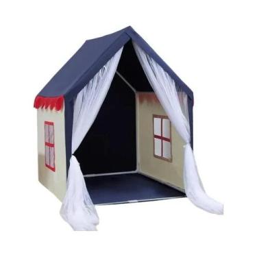 Imagem de Tenda Teepee Portátil Rosa E Azul Para Crianças, Brinquedo Para Uso In