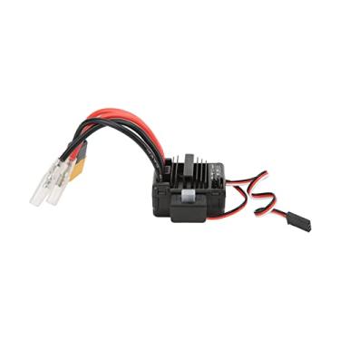 Imagem de KIMISS Controlador de Velocidade ESC Escovado RC 80A Com Plugue 7,4V / 6,4V 5A BEC e XT60 para Carro RC Escovado 1/10 - Desempenho Eficiente e Confiável