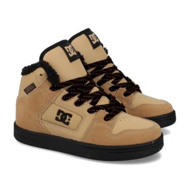 Imagem de DC Tênis infantil unissex, Bronzeado/preto, 16