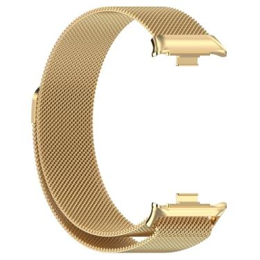 Imagem de EKSIL Pulseira magnética de aço inoxidável para Redmi Watch 4, pulseira magnética milanesa para Xiaomi Mi Band 8 Pro, acessórios, For Miband 8 Pro, Ágata