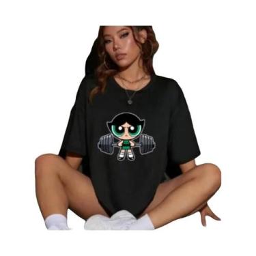Imagem de Blusa De Treino Feminina Poderosa Para Academia E Fitness, Camiseta De