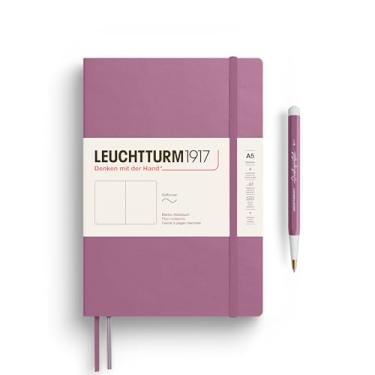 Imagem de LEUCHTTURM1917 - Caderno de capa mole média A5-123 páginas numeradas para escrever e escrever no diário - Pensando adiante (papel comum, rosa empoeirada)