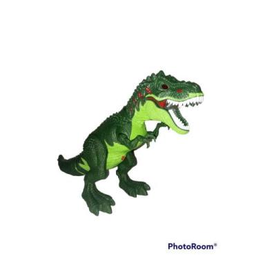 Imagem de Brinquedo Dinossauro Rex Solta Fumaça Com Luz E Som (verde) - Fun Game