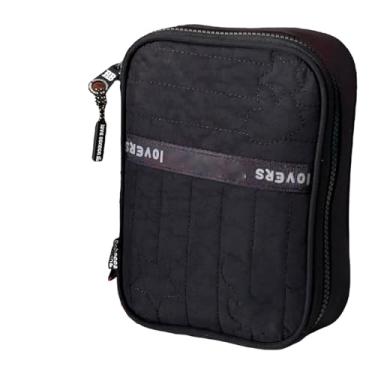 Imagem de Estojo Juvenil Box Fashion Preto Colorido para Escola e Faculdade – Organização, Estilo e Praticidade|Material Resistente