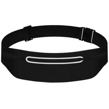 Imagem de Pochetes para mulheres, pochete à prova d'água para homens, cinto de corrida ajustável, bolsa de cinto de bolso expansível fina, bolsa de cinto, suporte de corrida para celular bolsa de cintura