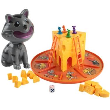Imagem de Brinquedo Jogo Gato Rato E Diversao Paki Toys 2/ 4 Jogadores