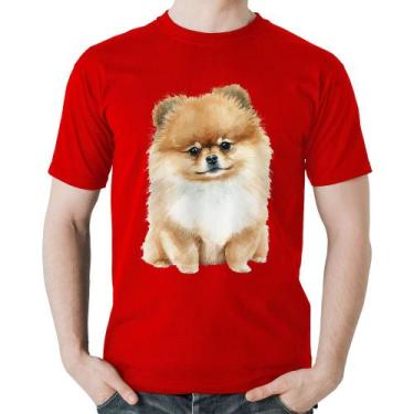 Imagem de Camiseta Algodão Cachorro Spitz Alemão Lulu da pomerânia - Foca na Mod