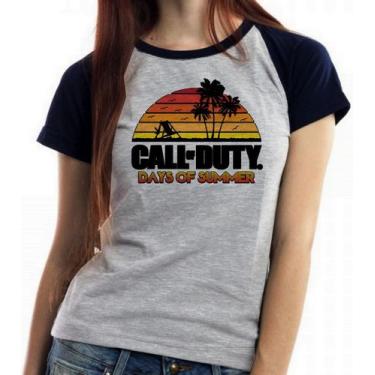 Imagem de Camiseta Baby Look Blusa Feminina Call of Duty Summer, Baby look G2