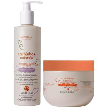 Imagem de Kit Ativador + Mascara Hidratante Arvensis Cachinhos Naturais Infantil