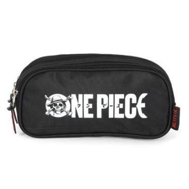 Imagem de Estojo Estolar Triplo Bolsinha Porta Lápis Menino One Piece-Masculino