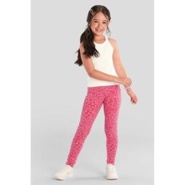 Imagem de Calça Legging Infantil Menina Florida Em Cotton Brandili-Feminino