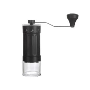 Imagem de Mini moedor de café manual, moedor de grãos de café portátil ajustável, mini moedor de café cônico portátil para viagens em casa, acampamento