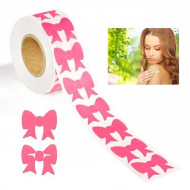 Imagem de 500 adesivos de bronzeamento, adesivos de corpo bronzeado com laço para uso ao ar livre tatuagem bronzeador de sol saiba quando reaplicar protetor solar, cama segura