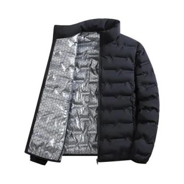 Imagem de Jaqueta De Inverno Masculina Para Caminhadas, À Prova De Vento, Parka 