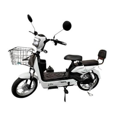 Imagem de Bicicleta Elétrica HAO Vix 1000W 32KM/H Capacidade 120Kg Branca Bivolt
