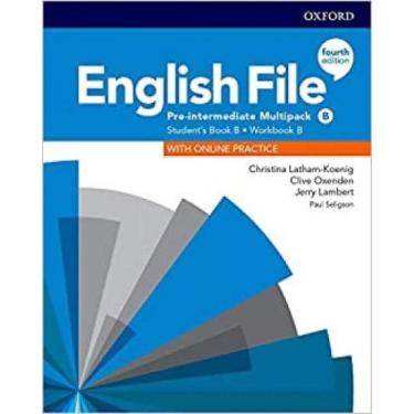 Imagem de English file pre intermediate b students book/workbook multipack   4th