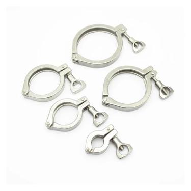 Imagem de 1 peça 1/5.1 cm 3/10.2 cm 2.5 cm 3.8 cm 5.1 cm 6.3 cm 7.6 cm 8.9 cm 10.2 cm 3.8 cm 3.8 cm 5.1 cm 6.3 cm 7.6 cm 8.9 cm 10.2 cm Tri Clamp 304 aço inoxidável encaixe para fermentação caseira (virola OD