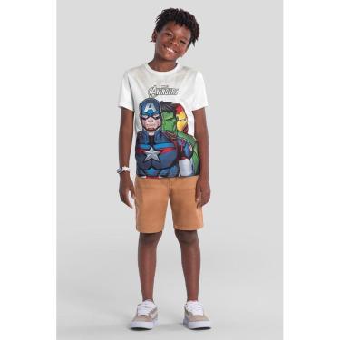 Imagem de Camiseta Infantil Menino Dos Vingadores Brandili-Masculino