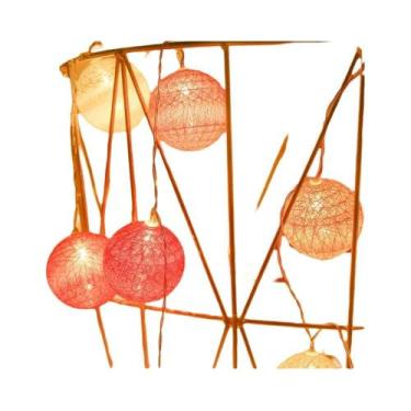 Imagem de Luzes De Fada Em Cordão De Algodão Com Lâmpadas LED Para Decoração De 