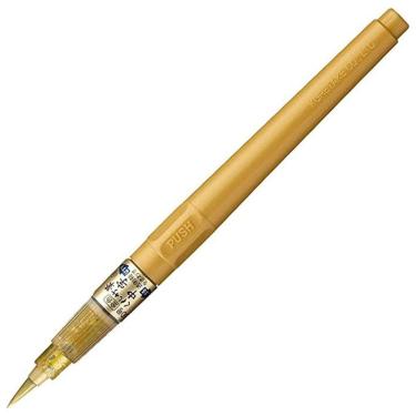 Imagem de Caneta Kuretake Fude Brush Pen Nº 60 Media Ouro