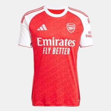 Imagem de Camisa do Arsenal 2025 2026 Vermelha Edição Limitada - Outletlion, G