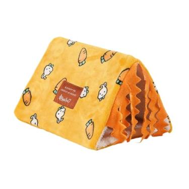 Imagem de Ｂｅｓｇａ Túnel macio para porquinho-da-índia, esconderijo para, acessórios para gaiola, cama para porquinho-da-índia, casinha para hamster, esquilo, Yellow M