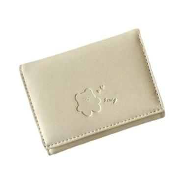 Imagem de Carteira Curta Feminina Multifuncional Com Design De Urso Fofo, Porta 