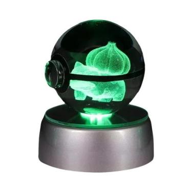 Imagem de Base De Luz LED Para Figuras De Bola De Cristal 3D Pokémon: Butterfree