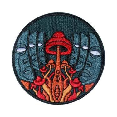 Imagem de Patch Bordado Engraçado De Desenho Animado, Termocolante Ou Para Costu