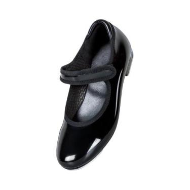 Imagem de Sapatos De Dança Tap Para Meninas E Meninos Com Fivela Fácil Para Cria