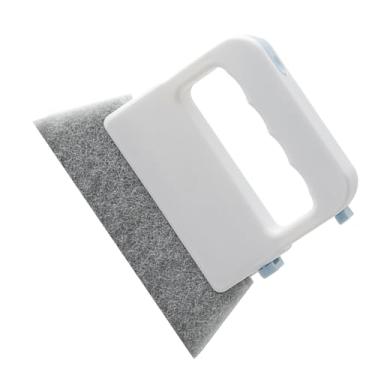 Imagem de Escova de limpeza de ranhura de janela | Ferramentas de limpeza de ranhura de janela, espanador resistente antiderrapante com lenços de cabeça removíveis para banheiro, pia, azulejo, cozinha, vidro